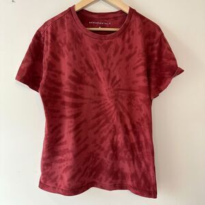 Aeropostale Men's T-shirt Red Tie-Dye Size Medium M